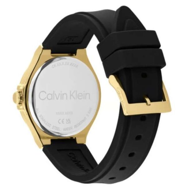 Calvin Klein Vibrancy Leather Black Women Watch 25100107