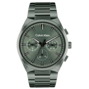 calvin klien distinguish stainless steel green men watch 25200535
