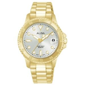 Alba Stainless Steel Gold and Silver Combo Women's Watch AG8Q32X1