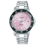 Alba Stainless Steel Pink Women Watch AG8Q37X1