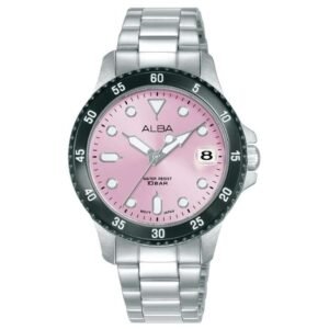 Alba Stainless Steel Pink Women Watch AG8Q37X1