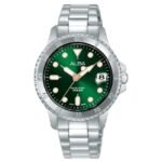 Alba Stainless Steel Green Women Watch AG8Q39X1