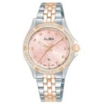 Alba Stainless Steel Pink Women Watch AH7ED8X1