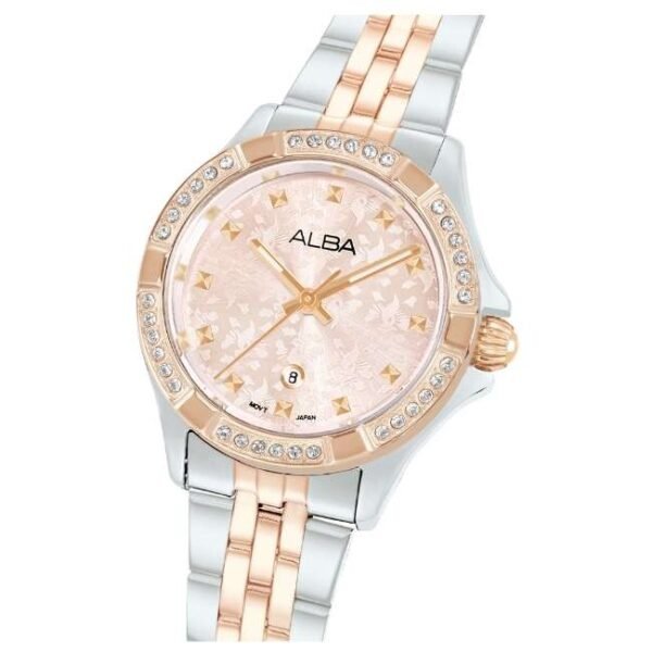 Alba Stainless Steel Pink Women Watch AH7ED8X1