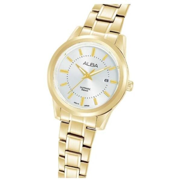 Alba Stainless Steel White Women Watch AH7EE6X1