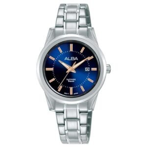 Alba Stainless Steel Blue Women Watch AH7EE9X1
