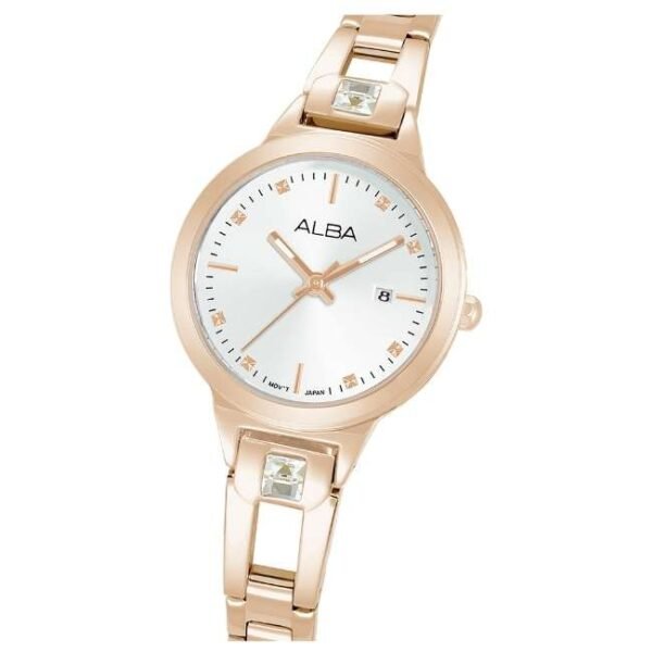 Alba Stainless Steel White Women's Watch AH7EH4X1