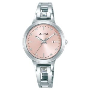 Alba Stainless Steel Pink Women Watch AH7EJ3X1