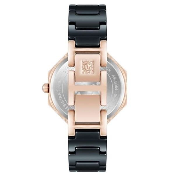 anne klien ceramic black men watch ak5064gnbk