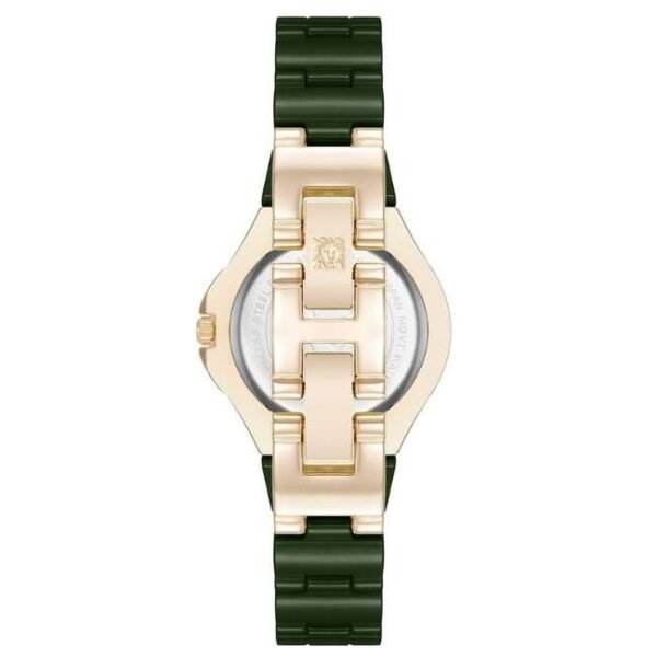 anne klien ceramic green women watch ak5112gpgn