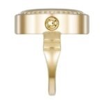 anne klien stainless steel gold women watch ak5128ringymw