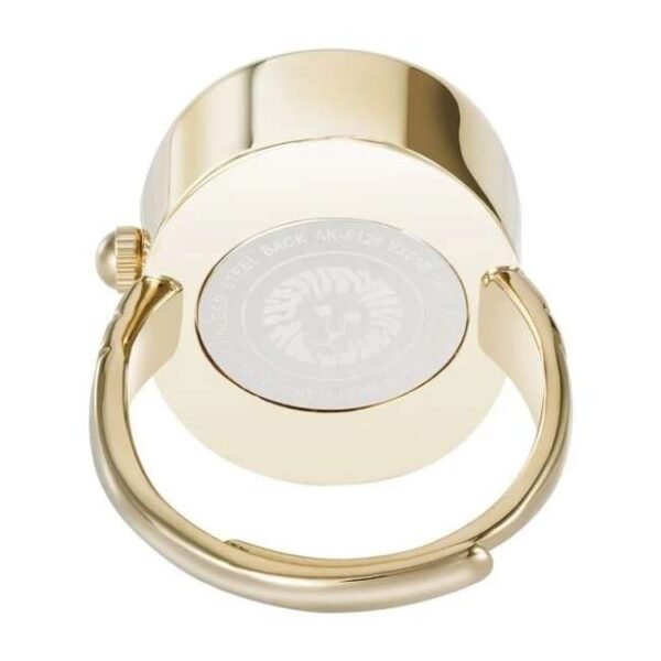 anne klien stainless steel gold women watch ak5128ringymw