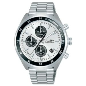 Alba Stainless Steel White Men Watch AM3A35X1
