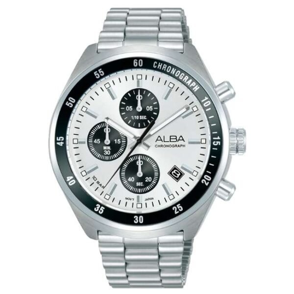 Alba Stainless Steel White Men Watch AM3A35X1