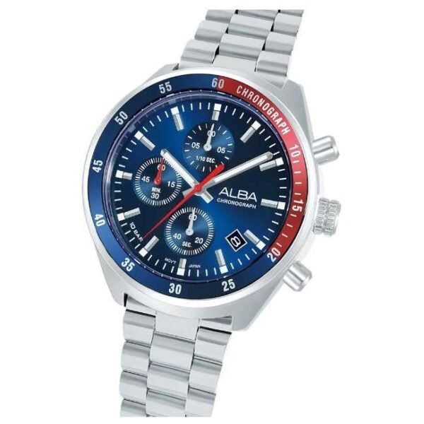 Alba Stainless Steel Royal Blue Men Watch AM3A37X1