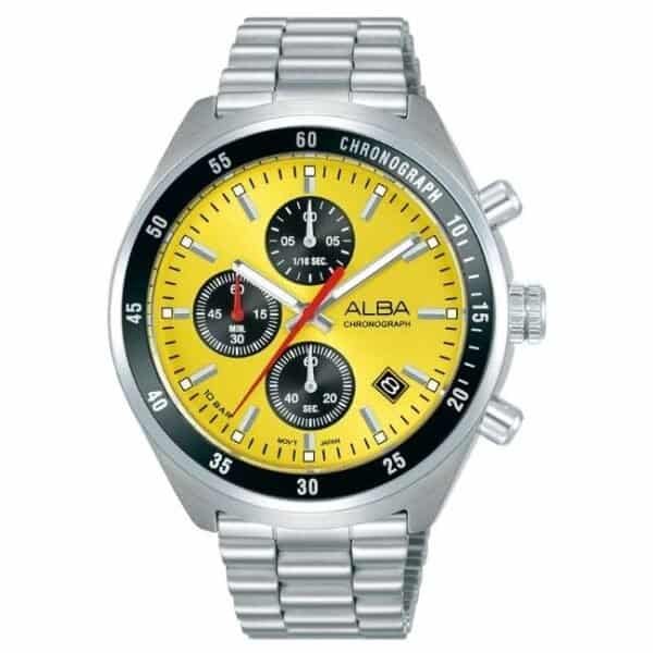 Alba Stainless Steel Yellow Men Watch AM3A43X1