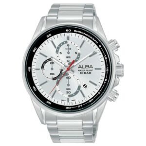 Alba Stainless Steel Black Men's Watch AM3A51X1