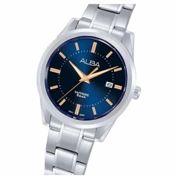 Alba Stainless Steel Blue Men Watch AS9V23X1