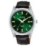 Alba Leather Green Men Watch AS9V29X1