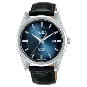 Alba Leather Deep Sky Men Watch AS9V31X1