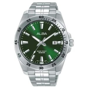 Alba Stainless Steel Green Men Watch AS9V43X1