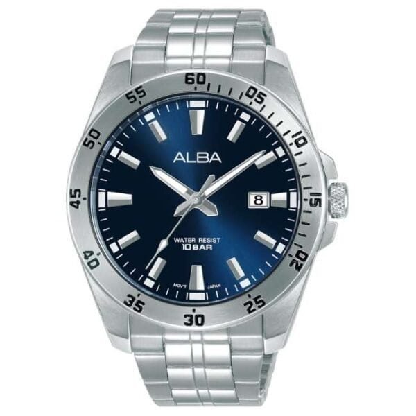 Alba Stainless Steel Blue Men Watch AS9V45X1