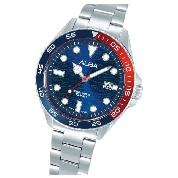 Alba Stainless Steel Blue Men Watch AS9V53X1