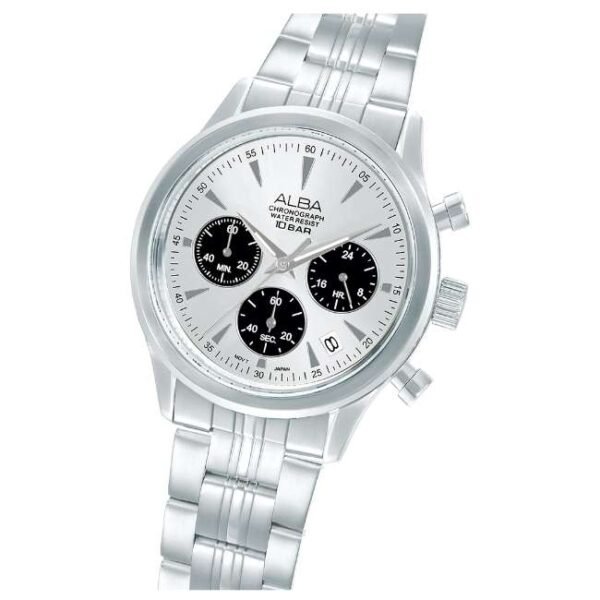 Alba Stainless Steel White Men Watch AT3K55X1