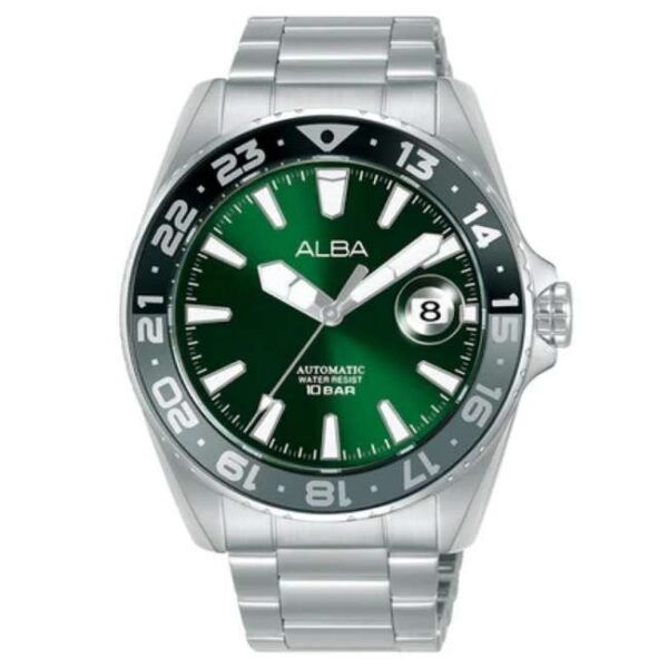 Alba Stainless Steel Green Men Watch AU4077X1