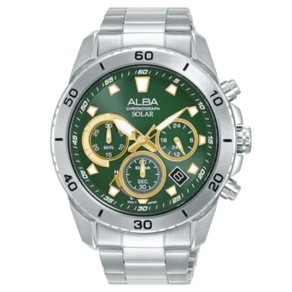 Alba Stainless Steel Green Men Watch AZ5011X1