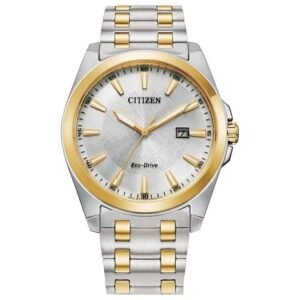 citizen stainless steel silver men watch bm7534-59a