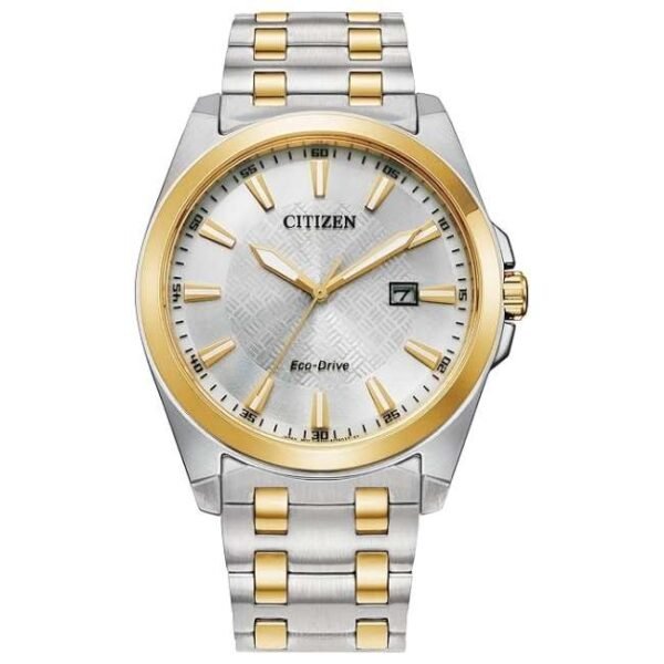 citizen stainless steel silver men watch bm7534-59a