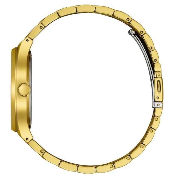 citizen stainless steel golden men watch bm7652-52p