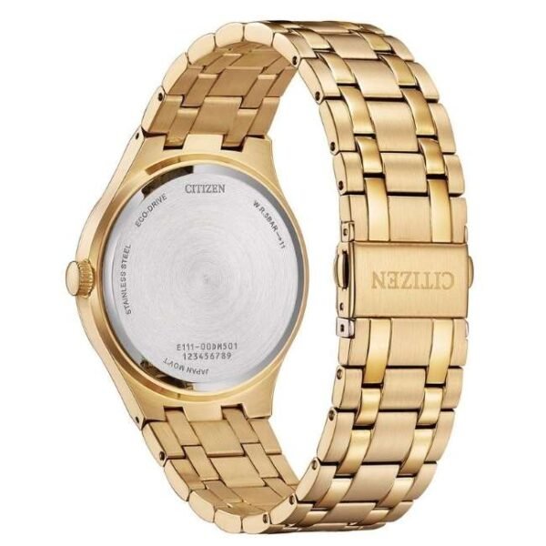 citizen stainless steel rose gold men watch bm7653-50e