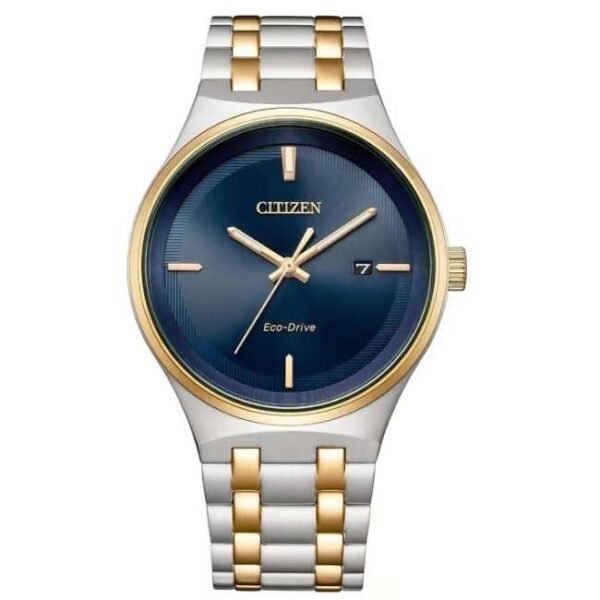 citizen stainless steel two tone men watch bm7656-51l