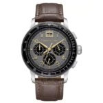 cerruti leather brown men men watch ceciwgc0084602