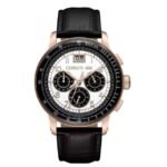cerruti leather black men men watch ceciwgc0084604