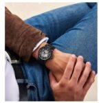 cerruti leather black men men watch ceciwge0007305w