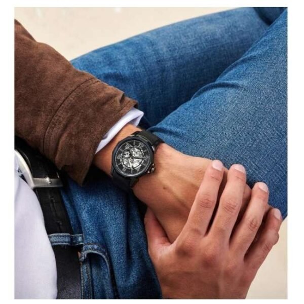 cerruti leather black men men watch ceciwge0007305w