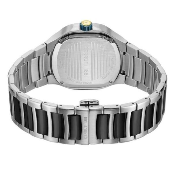 cerruti stainless steel bi-colour men men watch ceciwgk0072303