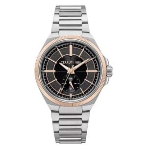 cerruti stainless steel silver men men watch ceciwgk0084403