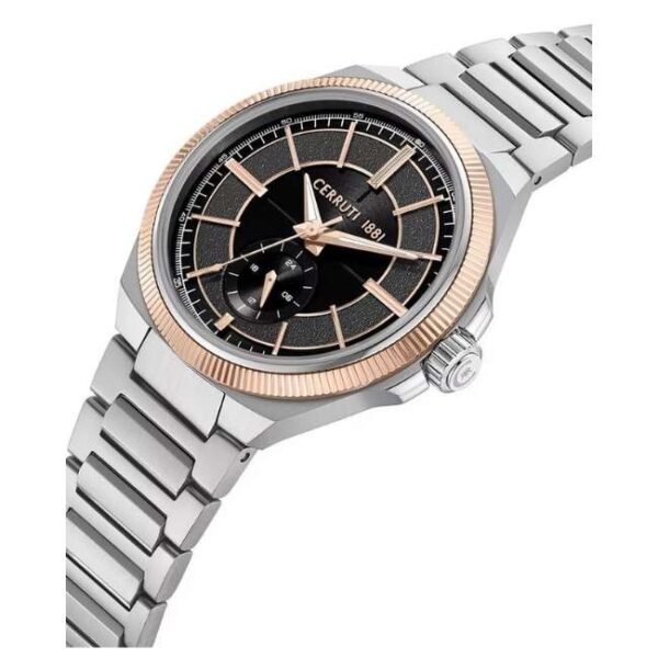 cerruti stainless steel silver men men watch ceciwgk0084403