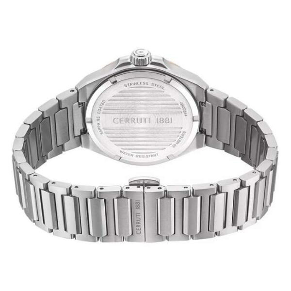 cerruti stainless steel silver men men watch ceciwgk0084403