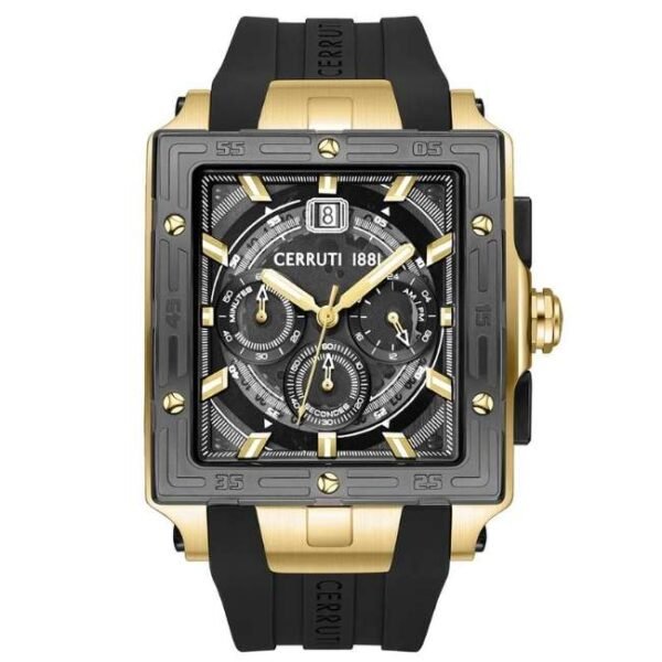 cerruti silicon black men men watch ceciwgo0072404