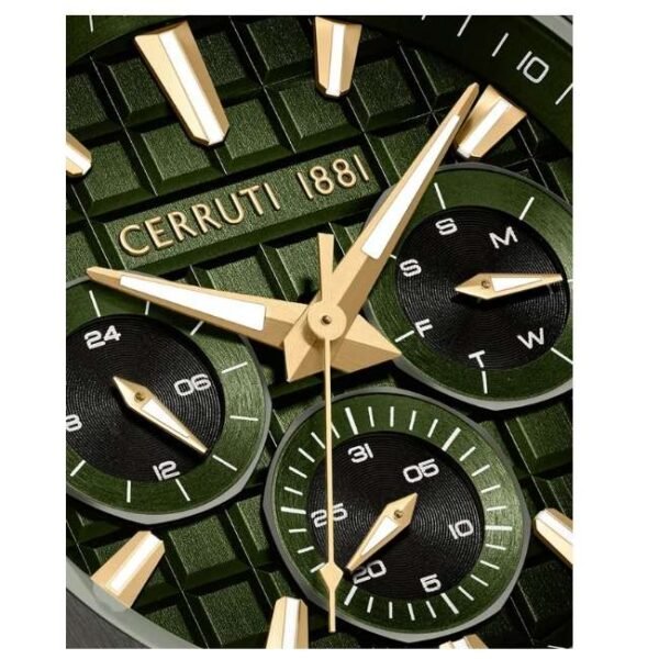 cerruti silicon green men men watch ceciwgq0073403