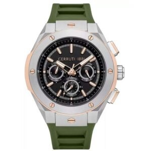 cerruti silicon green men men watch ceciwgq0085603