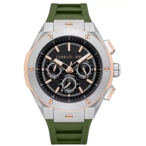cerruti silicon green men men watch ceciwgq0085603
