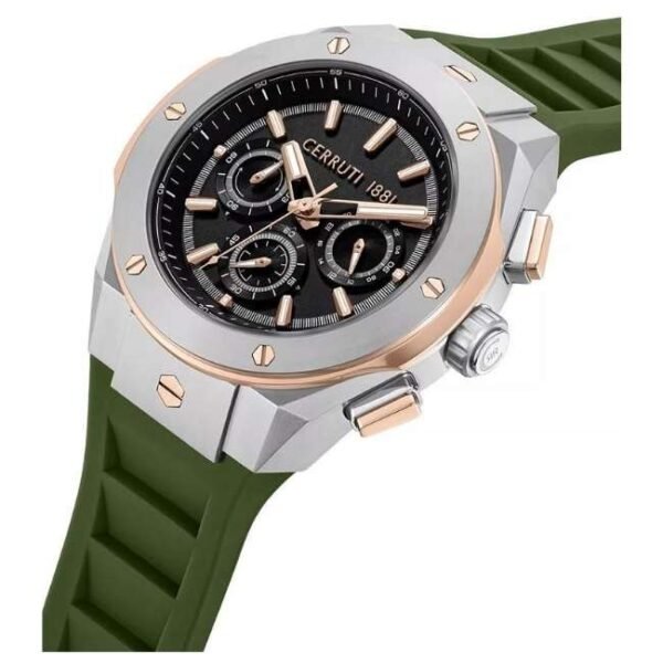 cerruti silicon green men men watch ceciwgq0085603