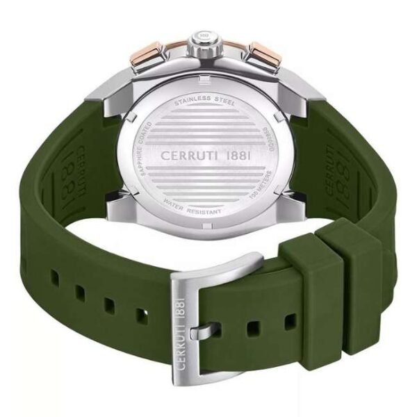 cerruti silicon green men men watch ceciwgq0085603
