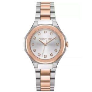 cerruti stainless steel bi-colour women women watch ceciwlg0086406
